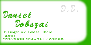 daniel dobszai business card